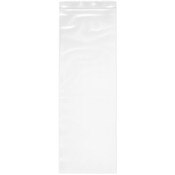 Plymor 6" x 18" (Pack of 100), 4 Mil Heavy Duty Zipper Reclosable Plastic Bags