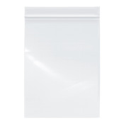 Plymor Heavy Duty Plastic Reclosable Zipper Bags, 4 Mil, 6" x 8" (Pack of 100)