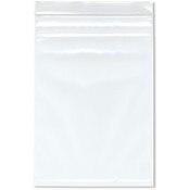 Plymor 7" x 10" (Pack of 100), 4 Mil Heavy Duty Zipper Reclosable Plastic Bags