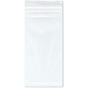 Plymor 7" x 15" (Pack of 100), 4 Mil Heavy Duty Zipper Reclosable Plastic Bags