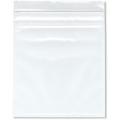 Plymor 7" x 8" (Pack of 100), 4 Mil Heavy Duty Zipper Reclosable Plastic Bags
