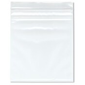 Plymor 7" x 8" (Pack of 100), 4 Mil Heavy Duty Zipper Reclosable Plastic Bags