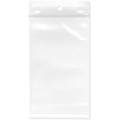 Plymor 3" x 5" (Pack of 100), 4 Mil with Hang-Hole Heavy Duty Zipper Reclosable Plastic Bags