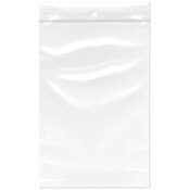 Plymor 4" x 6" (Pack of 100), 4 Mil with Hang-Hole Heavy Duty Zipper Reclosable Plastic Bags