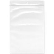 Plymor 6" x 8" (Pack of 100), 4 Mil with Hang-Hole Heavy Duty Zipper Reclosable Plastic Bags