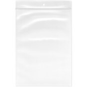 Plymor 6" x 8" (Pack of 100), 4 Mil with Hang-Hole Heavy Duty Zipper Reclosable Plastic Bags