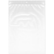 Plymor 9" x 12" (Pack of 100), 4 Mil with Hang-Hole Heavy Duty Zipper Reclosable Plastic Bags