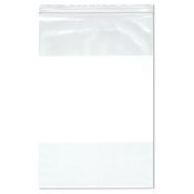 Plymor 10" x 15" (Pack of 100), 4 Mil Heavy Duty White-Block Zipper Reclosable Plastic Bags