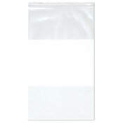Plymor 14" x 24" (Pack of 100), 4 Mil Heavy Duty White-Block Zipper Reclosable Plastic Bags