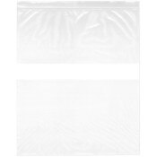 Plymor 20" x 24" (Pack of 50), 4 Mil with White-Block Heavy Duty Zipper Reclosable Plastic Bags