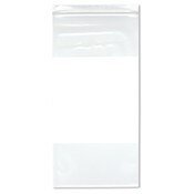 Plymor 6" x 12" (Pack of 100), 4 Mil Heavy Duty White-Block Zipper Reclosable Plastic Bags