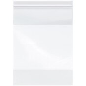 Plymor 9" x 12" (Pack of 100), 4 Mil with White-Block Heavy Duty Zipper Reclosable Plastic Bags