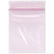 Plymor 2.5" x 3" (Pack of 100), 4 Mil Heavy Duty Anti-Static Zipper Reclosable Plastic Bags