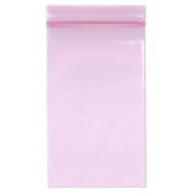 Plymor 3" x 5" (Pack of 100), 4 Mil Heavy Duty Anti-Static Zipper Reclosable Plastic Bags