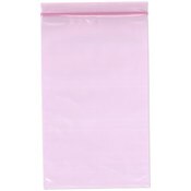 Plymor 5" x 8" (Pack of 100), 4 Mil Heavy Duty Anti-Static Zipper Reclosable Plastic Bags