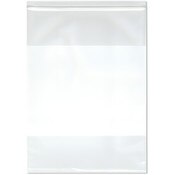 Plymor 13" x 18" (Pack of 50), 6 Mil Industrial Duty White-Block Zipper Reclosable Plastic Bags