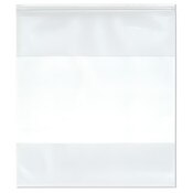 Plymor 18" x 20" (Pack of 50), 6 Mil Industrial Duty White-Block Zipper Reclosable Plastic Bags