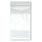 Plymor 3" x 5" (Pack of 100), 6 Mil Industrial Duty White-Block Zipper Reclosable Plastic Bags