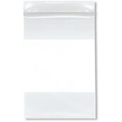 Plymor 4" x 6" (Pack of 100), 6 Mil Industrial Duty White-Block Zipper Reclosable Plastic Bags