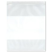 Plymor 5" x 7" (Pack of 100), 6 Mil Industrial Duty White-Block Zipper Reclosable Plastic Bags