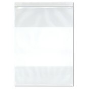 Plymor 9" x 12" (Pack of 100), 6 Mil Industrial Duty White-Block Zipper Reclosable Plastic Bags